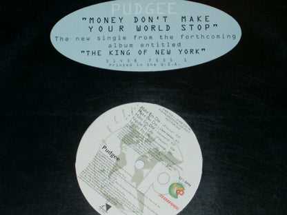 Pudgee Tha Phat Bastard : Money Don't Make Your World Stop (12", Single)