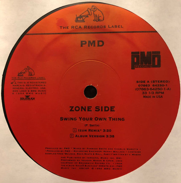 PMD : Swing Your Own Thing / Shadé Business (12")