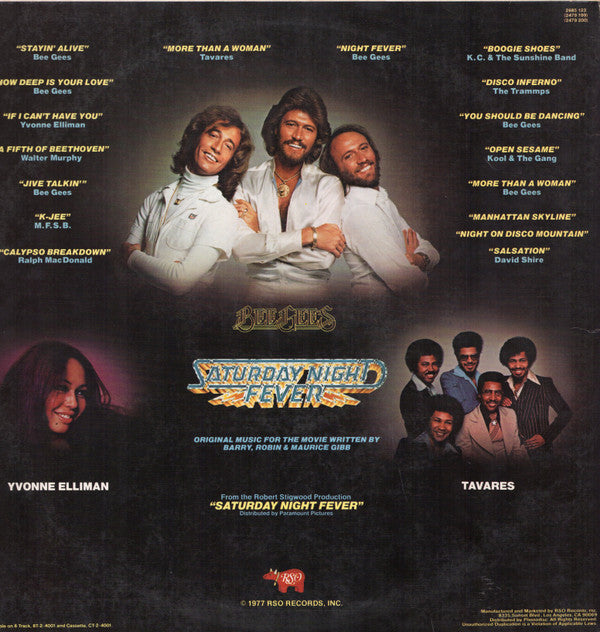 Various : Saturday Night Fever (The Original Movie Sound Track) (2xLP, Album, Comp, RE, Pit)